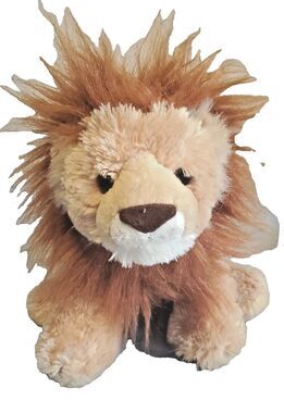 Plush Lion Stuffed Animal Wildlife Toy Destination Nation Male Sitting Aroura